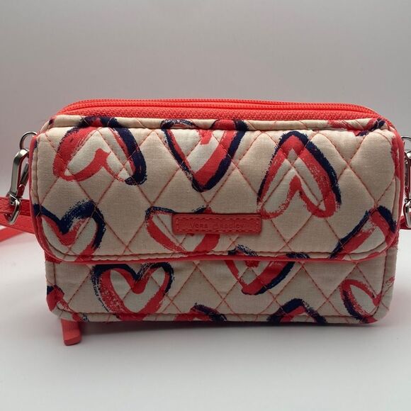Vera Bradley Handbags - Vera Bradley crossbody RFID wallet, excellent used condition